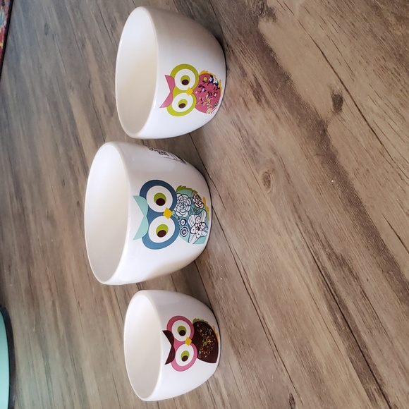 3 OWL bowls / planters - Picture 1 of 8